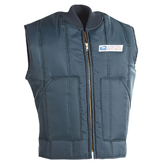 Insulated Postal Vest for Mail Handlers and Maintenance Pers
