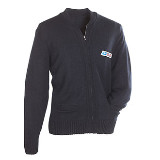 Zip Front Postal Sweater for Mail Handlers and Maintenance Personnel