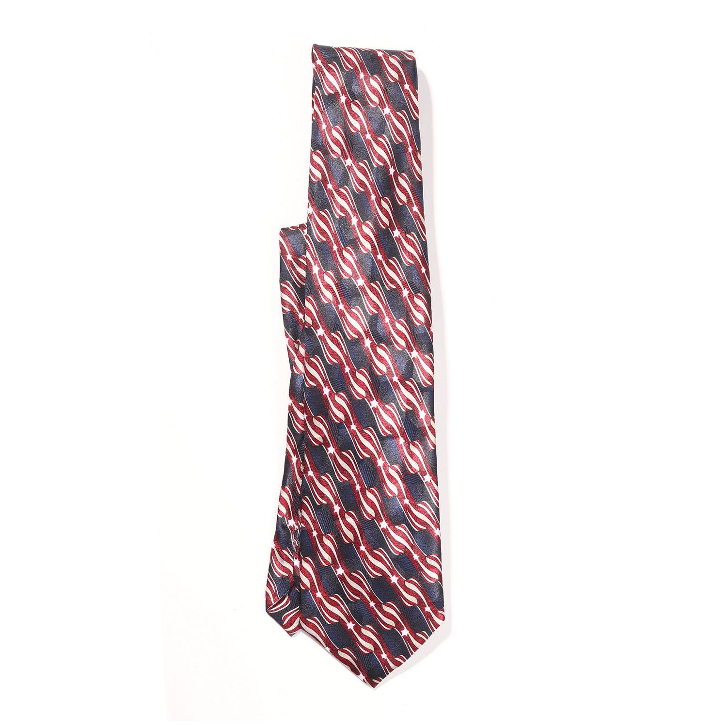Men's Retail Clerk Postal Uniform Stars and Stripes Four-In-Hand Tie